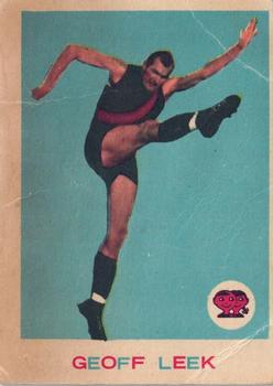 1964 Scanlens VFL #16 Geoff Leek Front